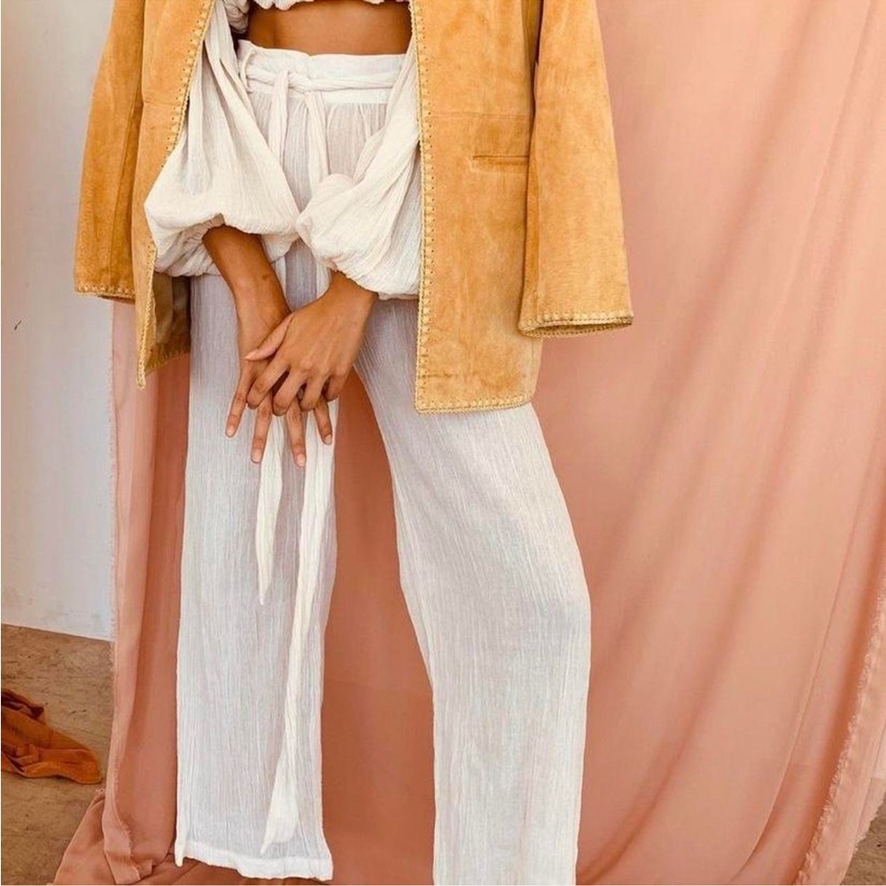 Savannah Morrow The Label Voyage Pants in Natural Size Small